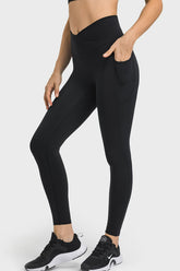 Legging de yoga taille en V avec poches